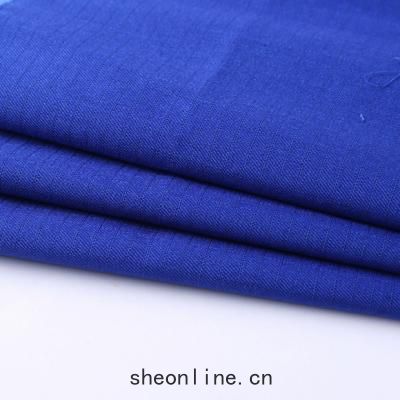 滌(dí)棉雙緯靜(jìng)電格(gé)麵料