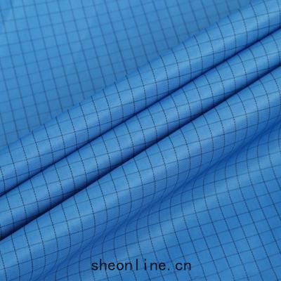 防靜(jìng)電布導電(diàn)布(bù)防(fáng)靜電(diàn)布料(liào)2cm網格(gé)工(gōng)作服
